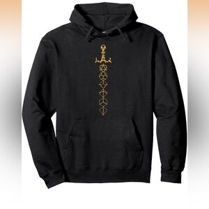 Dice Sword D&D dungeons and dragons pullover hoodie